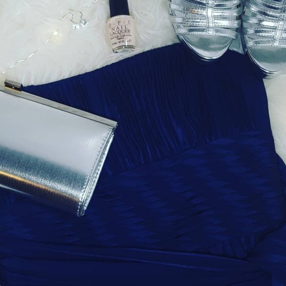 BCBGMaxAzria Navy Blue Cocktail Dress - Picture 2 of 7